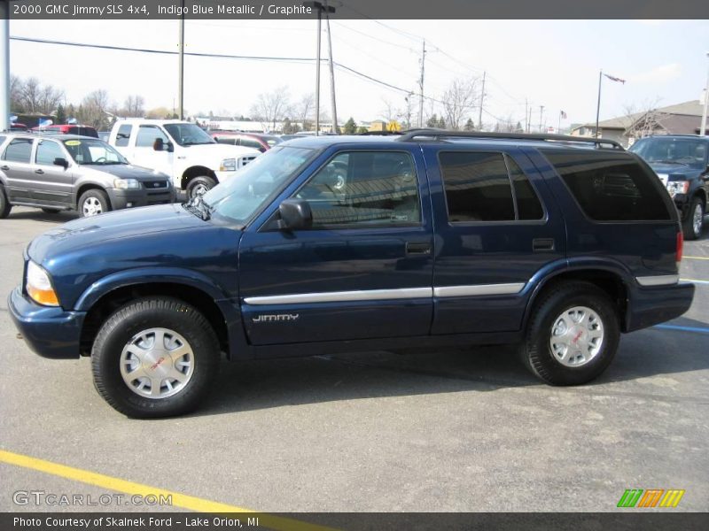 Indigo Blue Metallic / Graphite 2000 GMC Jimmy SLS 4x4
