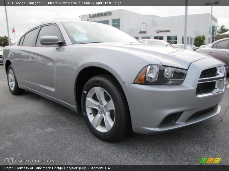 Billett Silver Metallic / Black/Light Frost Beige 2011 Dodge Charger SE