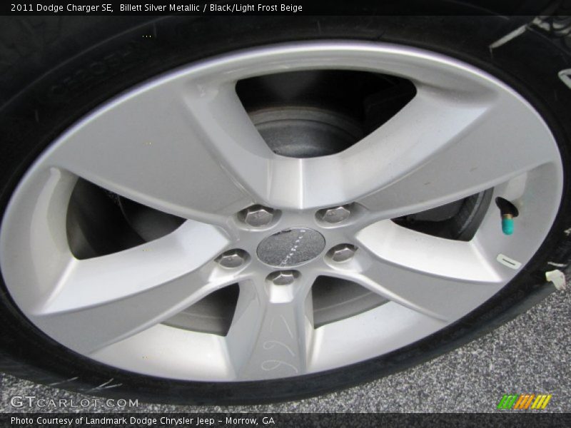 Billett Silver Metallic / Black/Light Frost Beige 2011 Dodge Charger SE