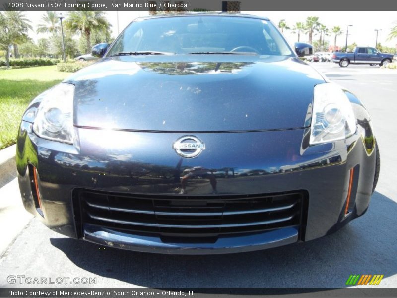 San Marino Blue / Charcoal 2008 Nissan 350Z Touring Coupe