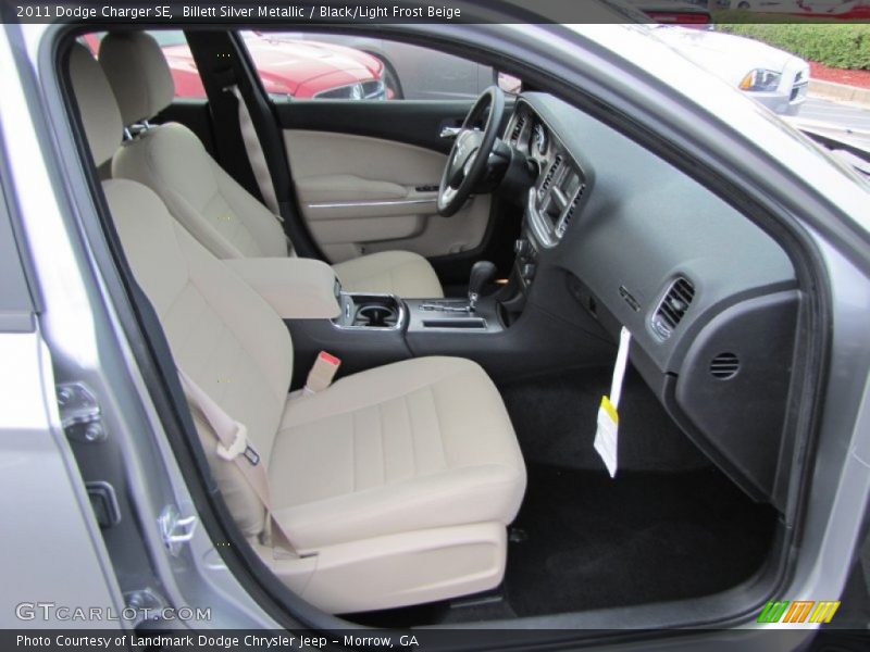 Billett Silver Metallic / Black/Light Frost Beige 2011 Dodge Charger SE