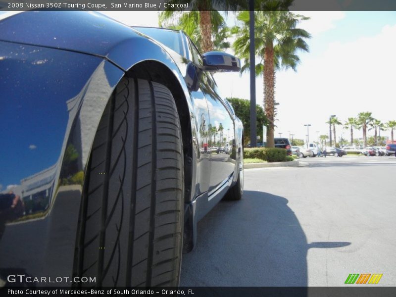 San Marino Blue / Charcoal 2008 Nissan 350Z Touring Coupe