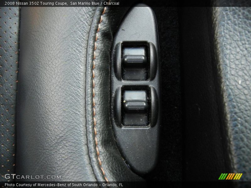 San Marino Blue / Charcoal 2008 Nissan 350Z Touring Coupe