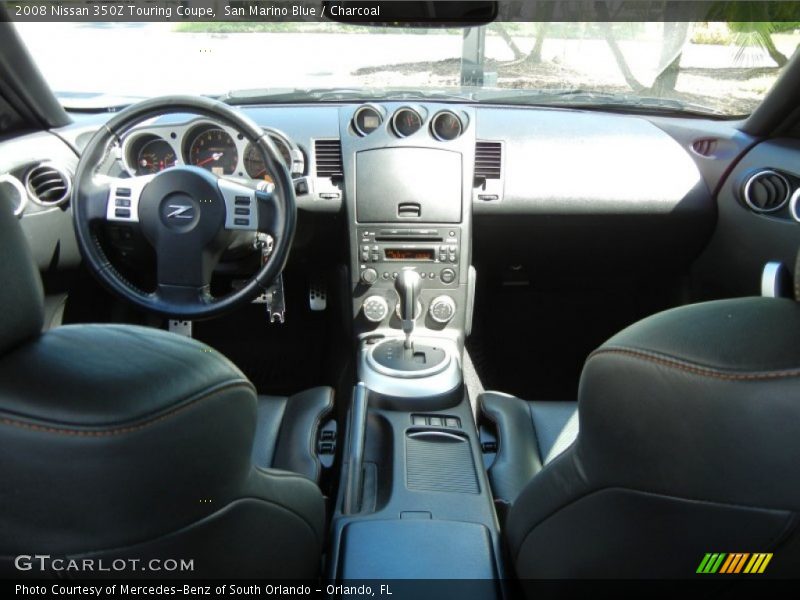San Marino Blue / Charcoal 2008 Nissan 350Z Touring Coupe