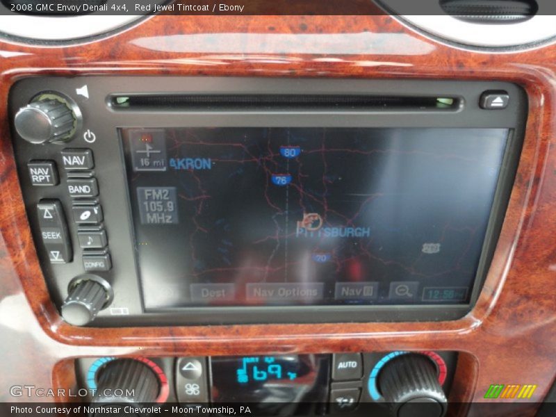 Red Jewel Tintcoat / Ebony 2008 GMC Envoy Denali 4x4