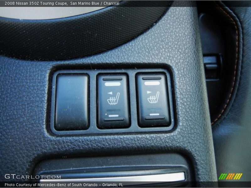 San Marino Blue / Charcoal 2008 Nissan 350Z Touring Coupe