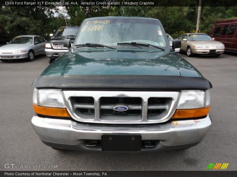 Amazon Green Metallic / Medium Graphite 1999 Ford Ranger XLT Extended Cab 4x4