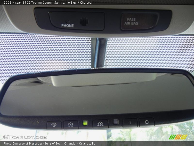 San Marino Blue / Charcoal 2008 Nissan 350Z Touring Coupe