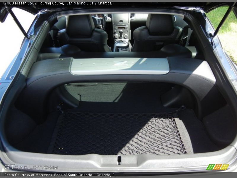 San Marino Blue / Charcoal 2008 Nissan 350Z Touring Coupe
