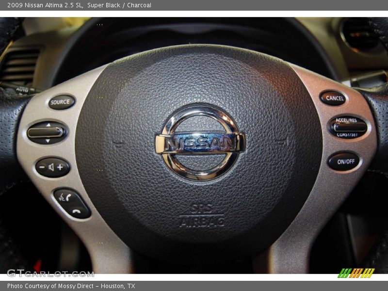 Super Black / Charcoal 2009 Nissan Altima 2.5 SL