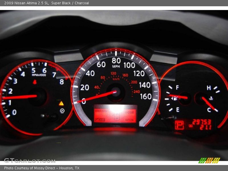 Super Black / Charcoal 2009 Nissan Altima 2.5 SL