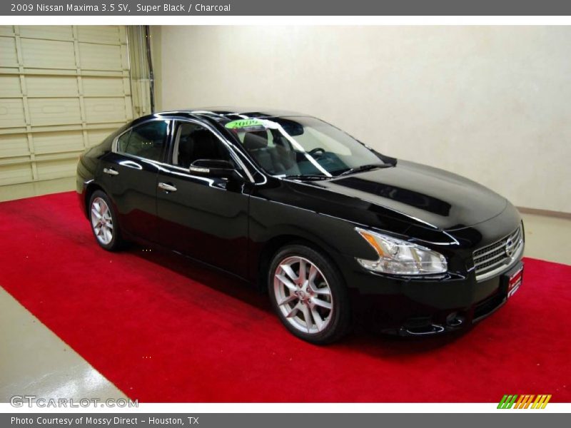 Super Black / Charcoal 2009 Nissan Maxima 3.5 SV
