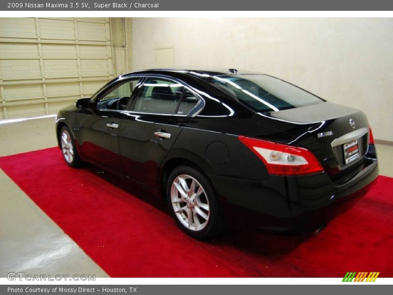 Super Black / Charcoal 2009 Nissan Maxima 3.5 SV