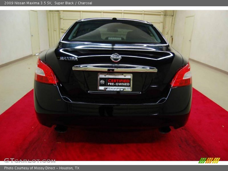 Super Black / Charcoal 2009 Nissan Maxima 3.5 SV