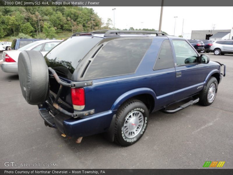 Indigo Blue Metallic / Pewter 2000 GMC Jimmy SLS 4x4
