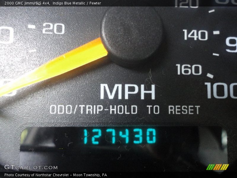 Indigo Blue Metallic / Pewter 2000 GMC Jimmy SLS 4x4