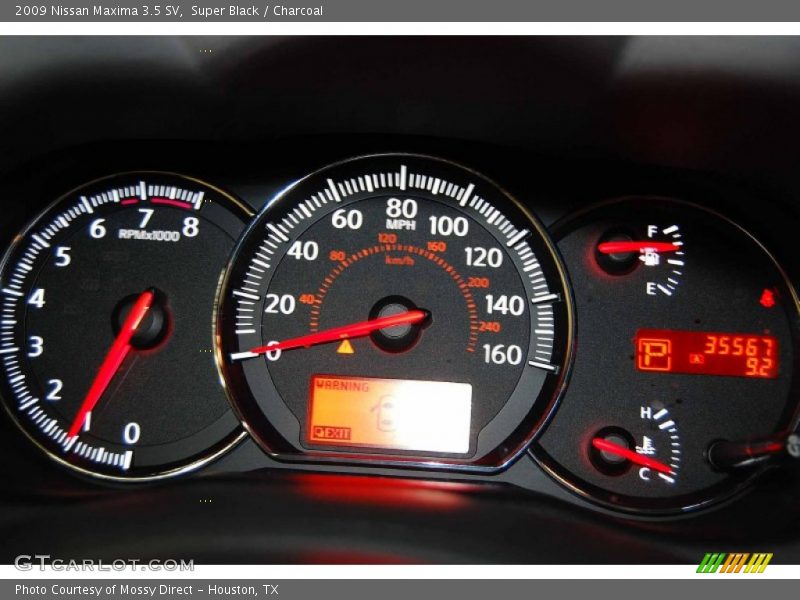 Super Black / Charcoal 2009 Nissan Maxima 3.5 SV