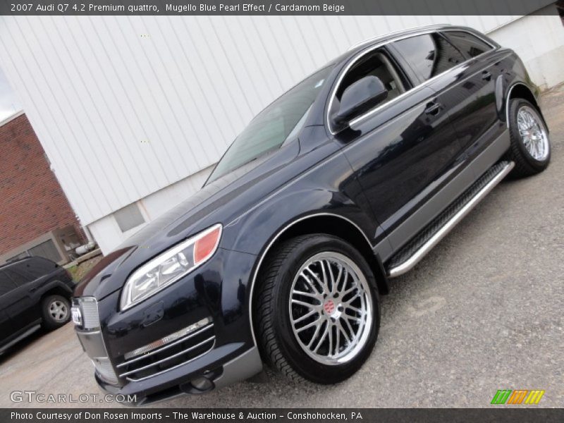 Mugello Blue Pearl Effect / Cardamom Beige 2007 Audi Q7 4.2 Premium quattro