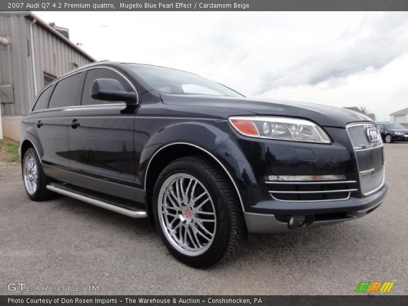 Mugello Blue Pearl Effect / Cardamom Beige 2007 Audi Q7 4.2 Premium quattro