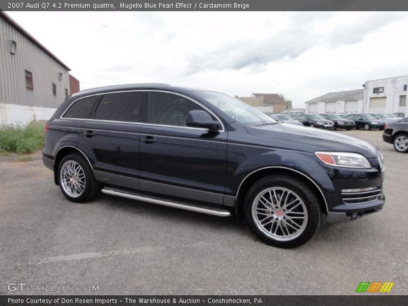 Mugello Blue Pearl Effect / Cardamom Beige 2007 Audi Q7 4.2 Premium quattro