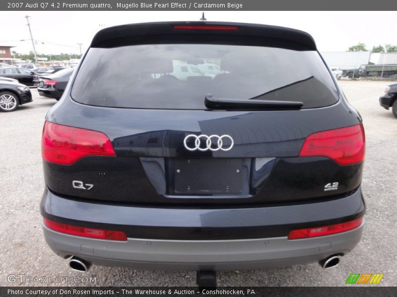 Mugello Blue Pearl Effect / Cardamom Beige 2007 Audi Q7 4.2 Premium quattro