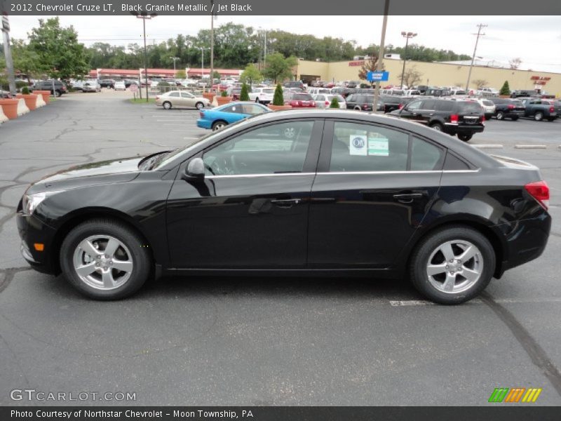 Black Granite Metallic / Jet Black 2012 Chevrolet Cruze LT