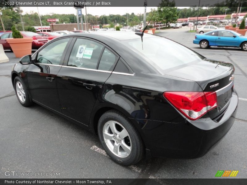 Black Granite Metallic / Jet Black 2012 Chevrolet Cruze LT