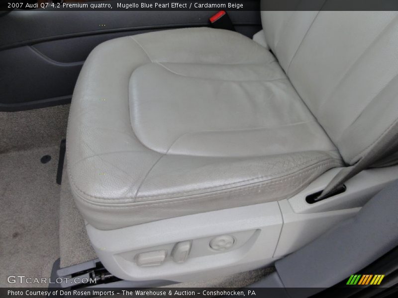 Mugello Blue Pearl Effect / Cardamom Beige 2007 Audi Q7 4.2 Premium quattro