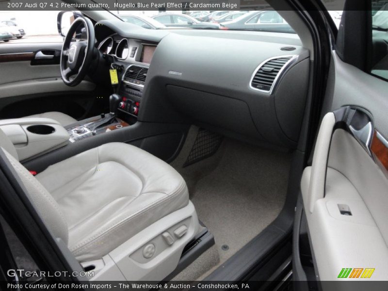 Mugello Blue Pearl Effect / Cardamom Beige 2007 Audi Q7 4.2 Premium quattro