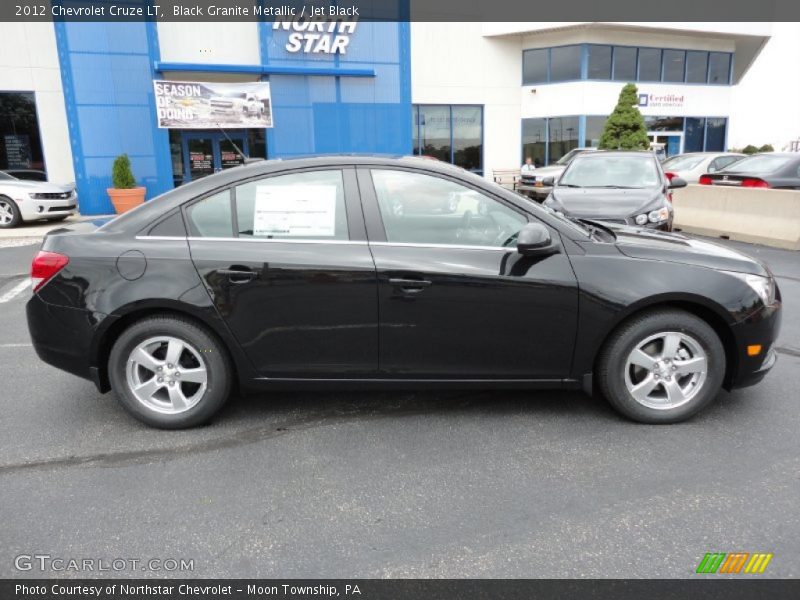 Black Granite Metallic / Jet Black 2012 Chevrolet Cruze LT