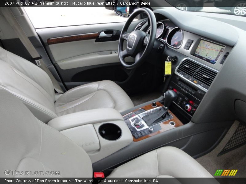 Mugello Blue Pearl Effect / Cardamom Beige 2007 Audi Q7 4.2 Premium quattro