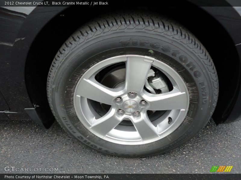 Black Granite Metallic / Jet Black 2012 Chevrolet Cruze LT