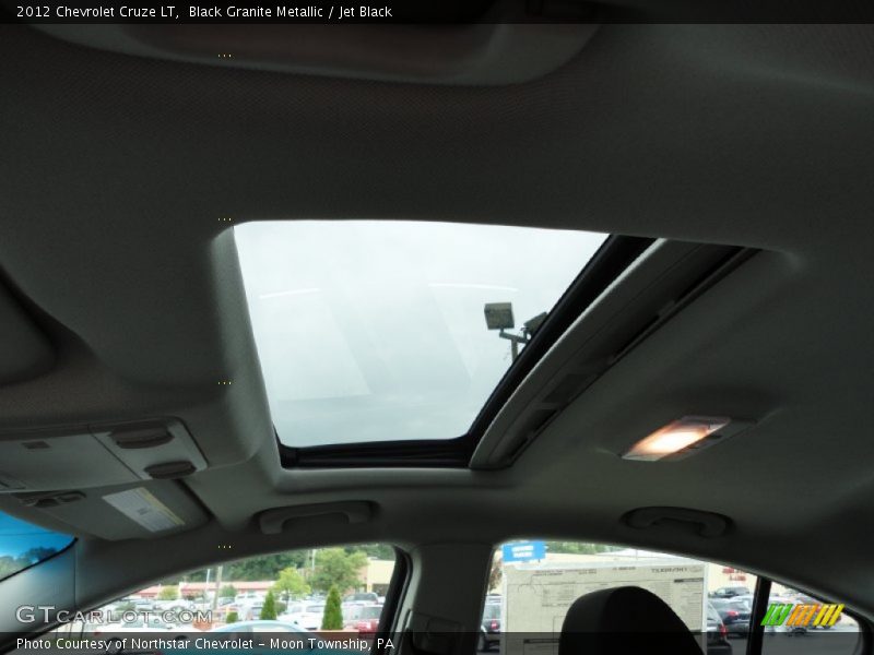 Black Granite Metallic / Jet Black 2012 Chevrolet Cruze LT