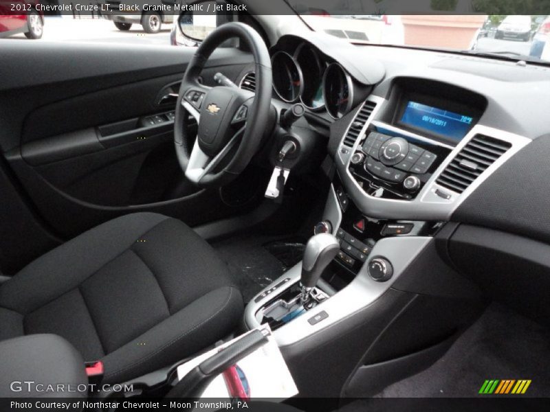 Black Granite Metallic / Jet Black 2012 Chevrolet Cruze LT