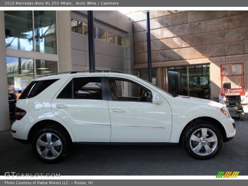 Arctic White / Cashmere 2010 Mercedes-Benz ML 350 4Matic