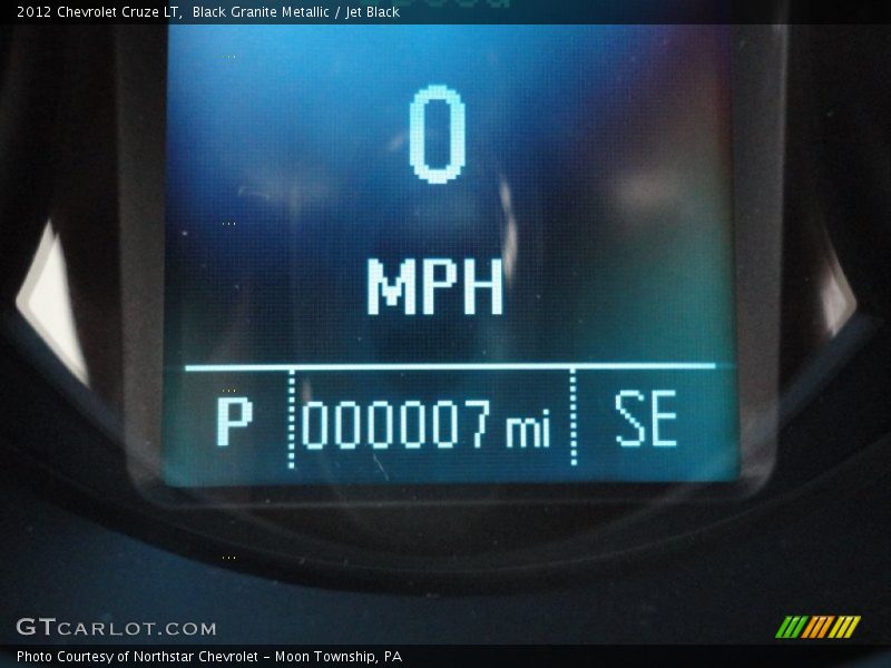 Black Granite Metallic / Jet Black 2012 Chevrolet Cruze LT