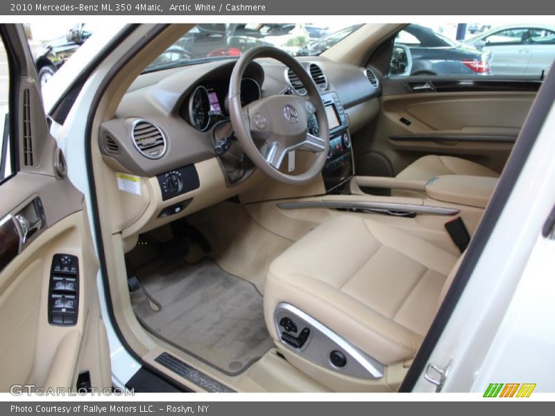 Arctic White / Cashmere 2010 Mercedes-Benz ML 350 4Matic