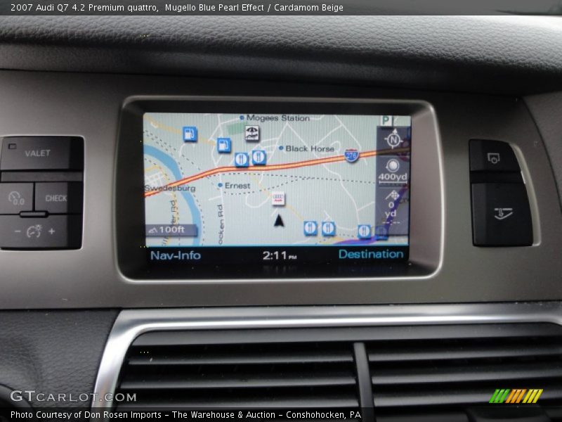 Mugello Blue Pearl Effect / Cardamom Beige 2007 Audi Q7 4.2 Premium quattro