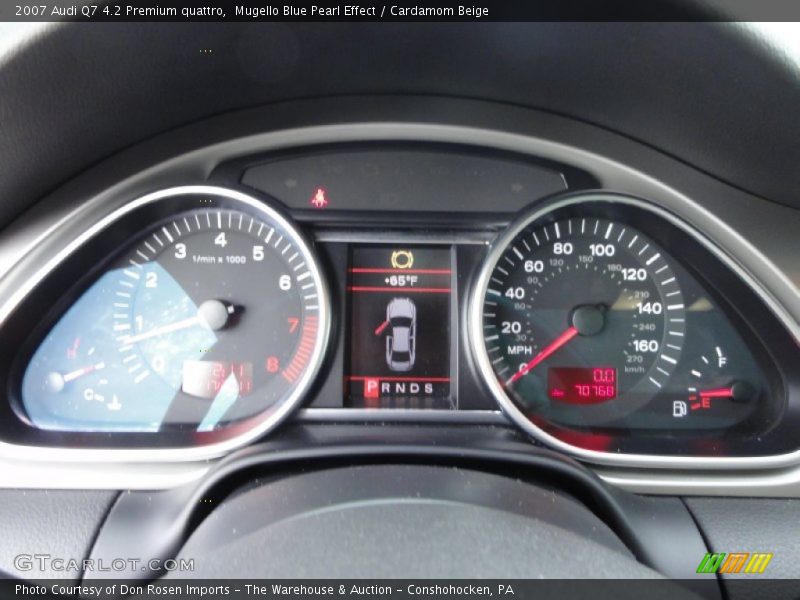  2007 Q7 4.2 Premium quattro 4.2 Premium quattro Gauges