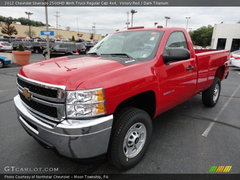 Front 3/4 View of 2012 Silverado 2500HD Work Truck Regular Cab 4x4