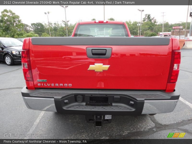 Victory Red / Dark Titanium 2012 Chevrolet Silverado 2500HD Work Truck Regular Cab 4x4