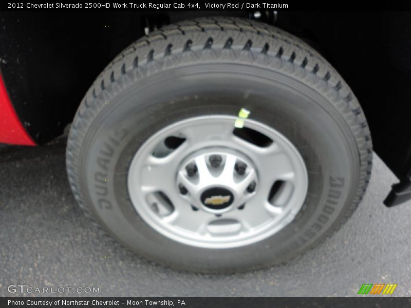 Victory Red / Dark Titanium 2012 Chevrolet Silverado 2500HD Work Truck Regular Cab 4x4