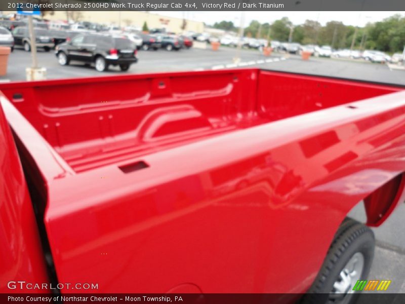 Victory Red / Dark Titanium 2012 Chevrolet Silverado 2500HD Work Truck Regular Cab 4x4