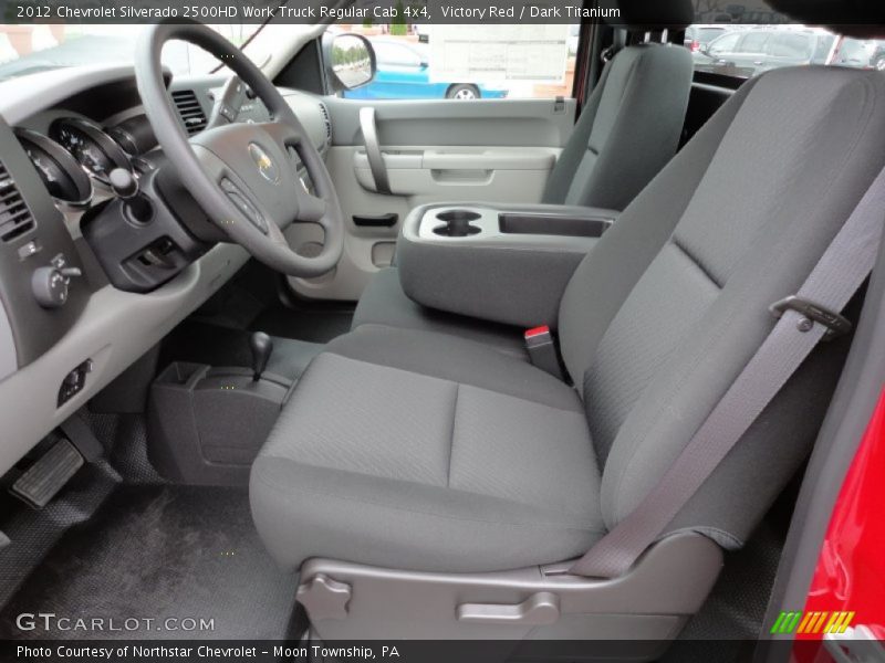  2012 Silverado 2500HD Work Truck Regular Cab 4x4 Dark Titanium Interior