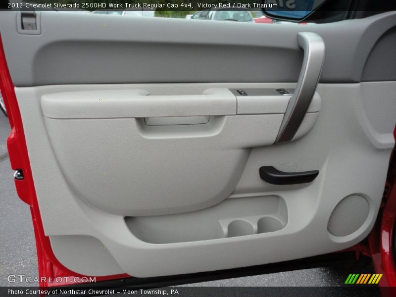 Victory Red / Dark Titanium 2012 Chevrolet Silverado 2500HD Work Truck Regular Cab 4x4