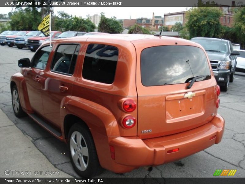 Sunburst Orange II Metallic / Ebony Black 2008 Chevrolet HHR LS