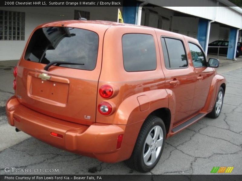 Sunburst Orange II Metallic / Ebony Black 2008 Chevrolet HHR LS
