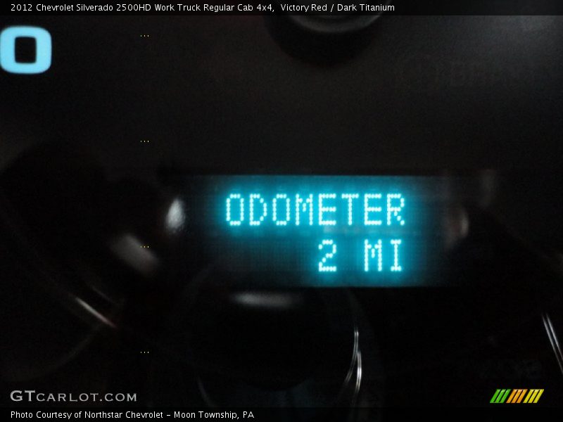 Victory Red / Dark Titanium 2012 Chevrolet Silverado 2500HD Work Truck Regular Cab 4x4