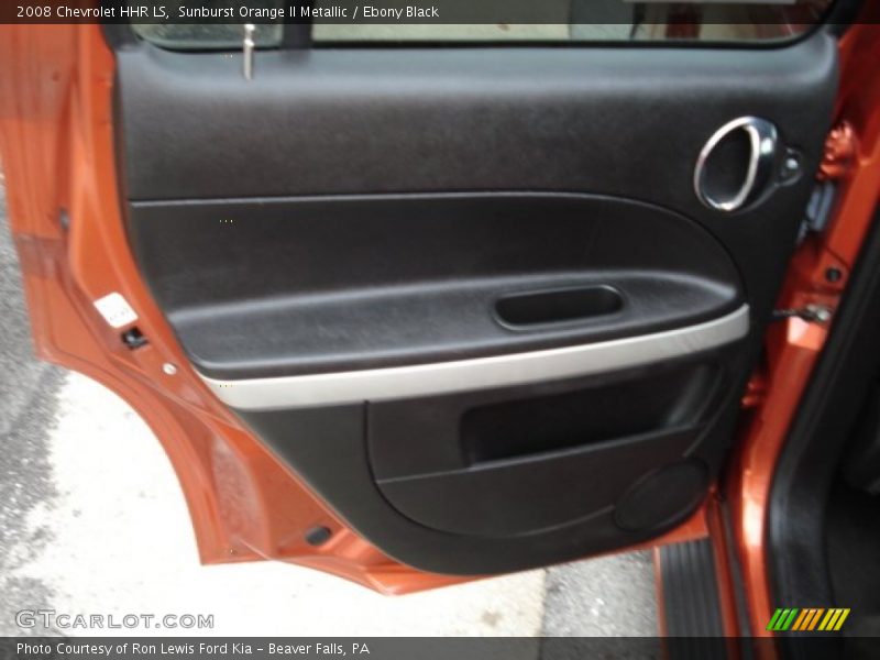 Sunburst Orange II Metallic / Ebony Black 2008 Chevrolet HHR LS