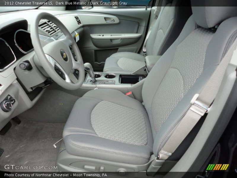  2012 Traverse LS Dark Gray/Light Gray Interior